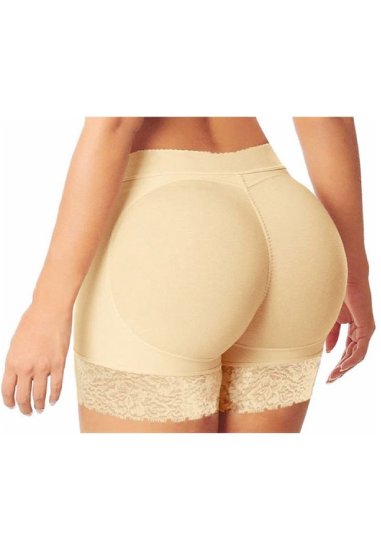 Butt Lifter Shorts i hudfarve | med fylde til numsen