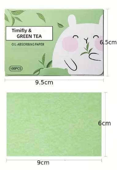 Oil absorbing paper - perfekt til fedtet hud