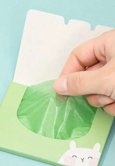 Oil absorbing paper - perfekt til fedtet hud